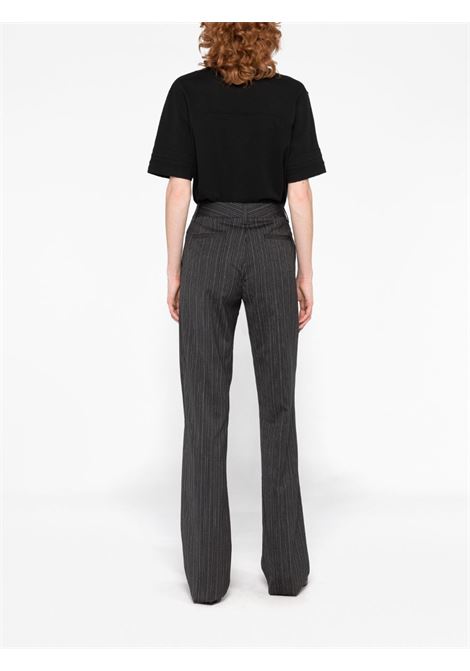 Grey pinstriped tailored trousers - women ALESSANDRA RICH | FAB3300F40731665